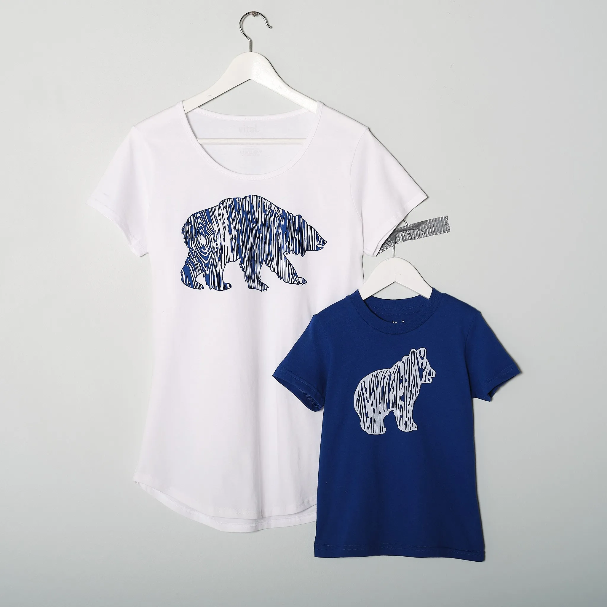 Women’s Mama Bear Faux Bois Scoop Tee