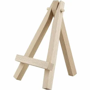 Wooden Artist Mini Easel Stand For Painting Canvas 12 cm Display Beech Wood x 10