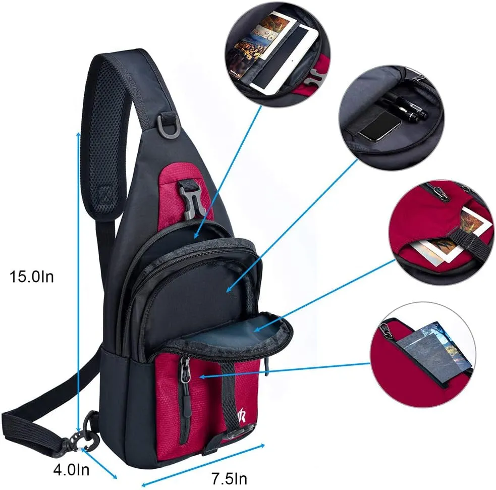 Y&R Direct Sling Backpack – Lightweight, Water-Resistant & Unisex