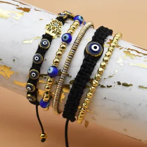 Yellow Black Bracelet Combination
