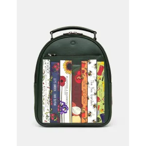 Yoshi Green Fingers Bookworm Green Green Leather Backpack