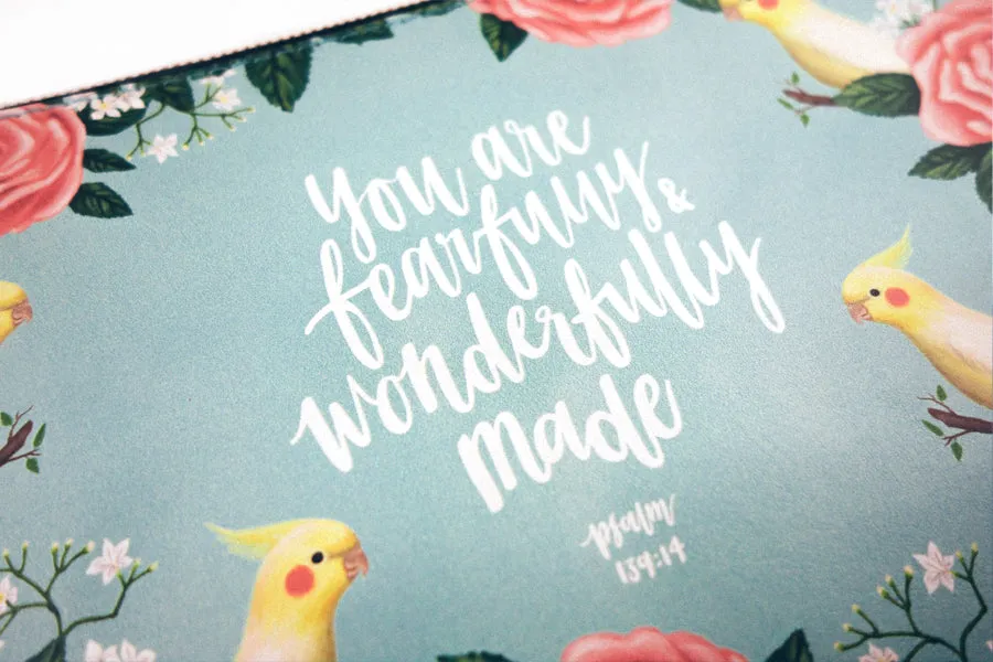 You Are Fearfully & Wonderfully Made {Pouch}