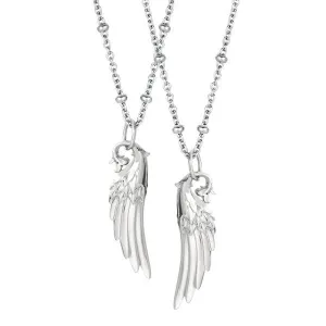 You Me Angel Wing Necklace Set