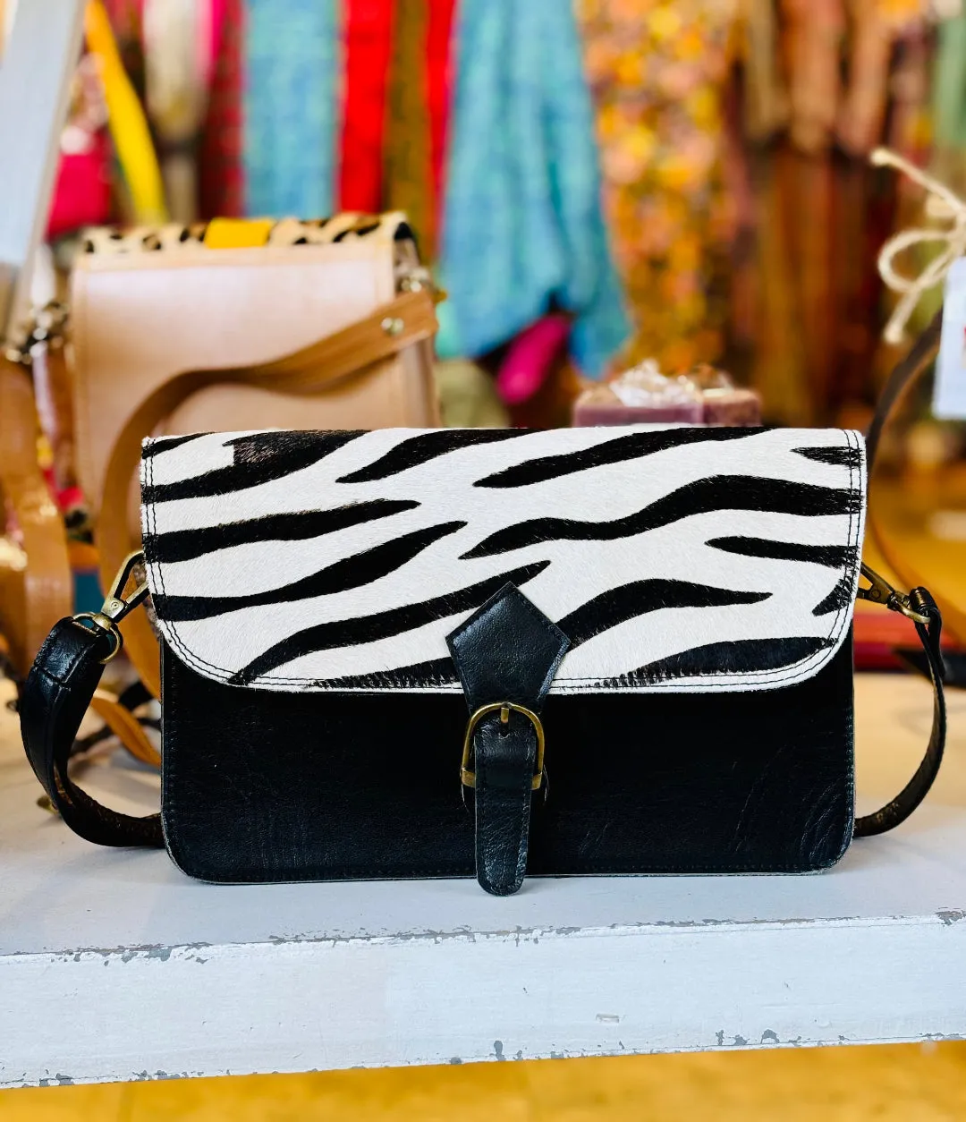 ZEBARA - Leather Handbag