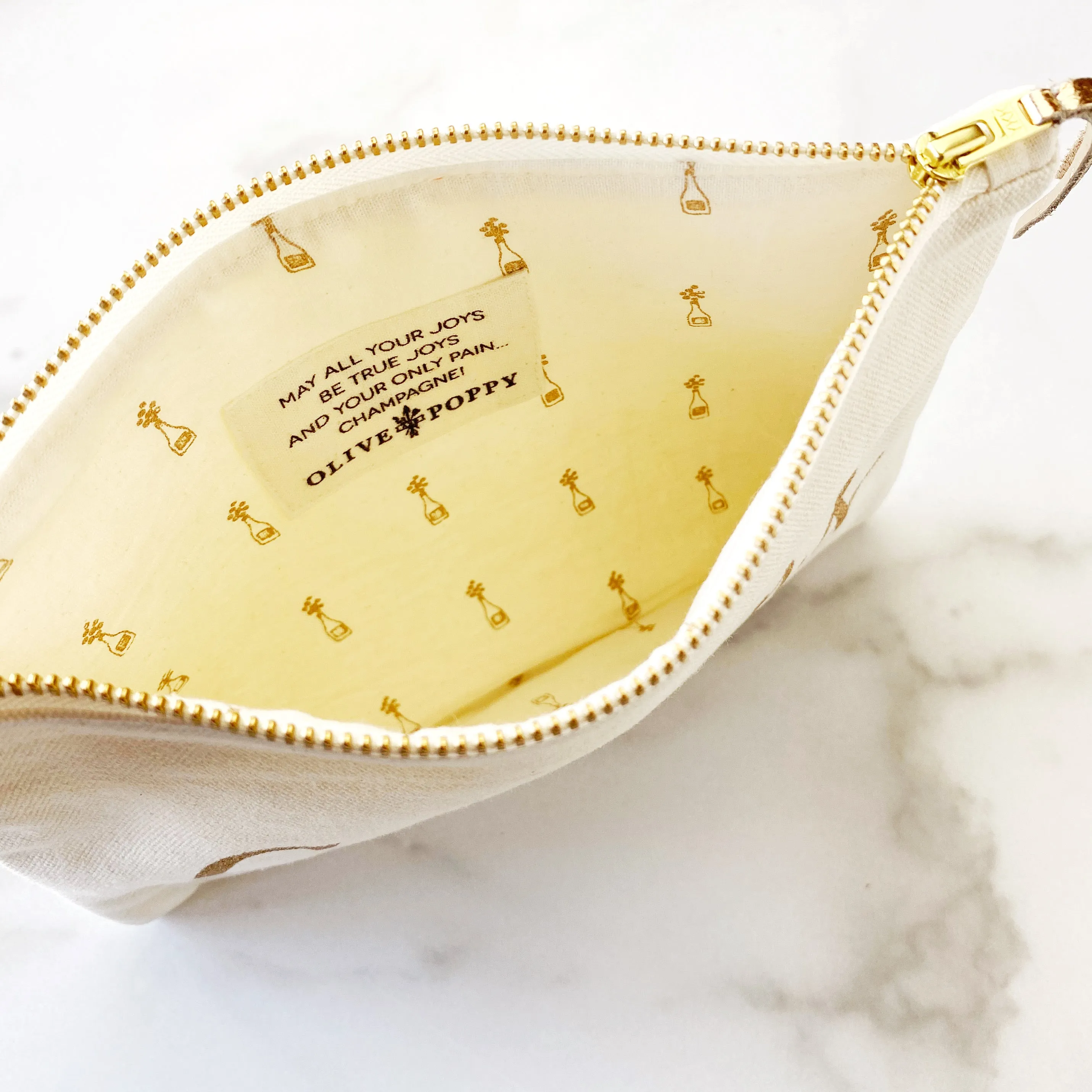 Zipper Pouch - Cheers to All That Sparkles